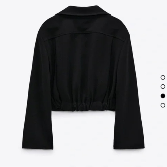 Zara Tops Zara Pleated Crop Top Poshmark